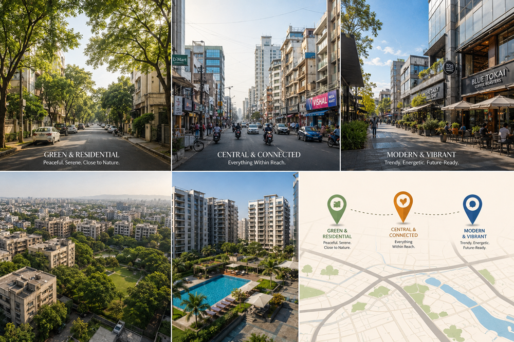 Sinhagad Road vs Kothrud vs Aundh: Where Should You Buy a 2 & 3 BHK Flat in Pune?